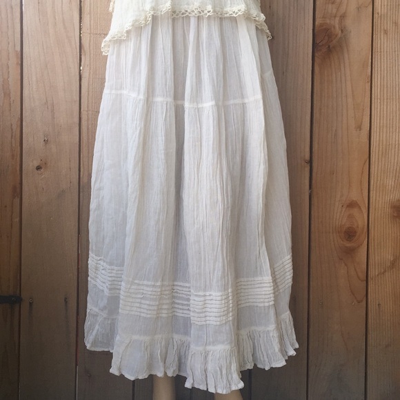 Mexican long skirts ONE SIZE Small to XL - Picture 6 of 7